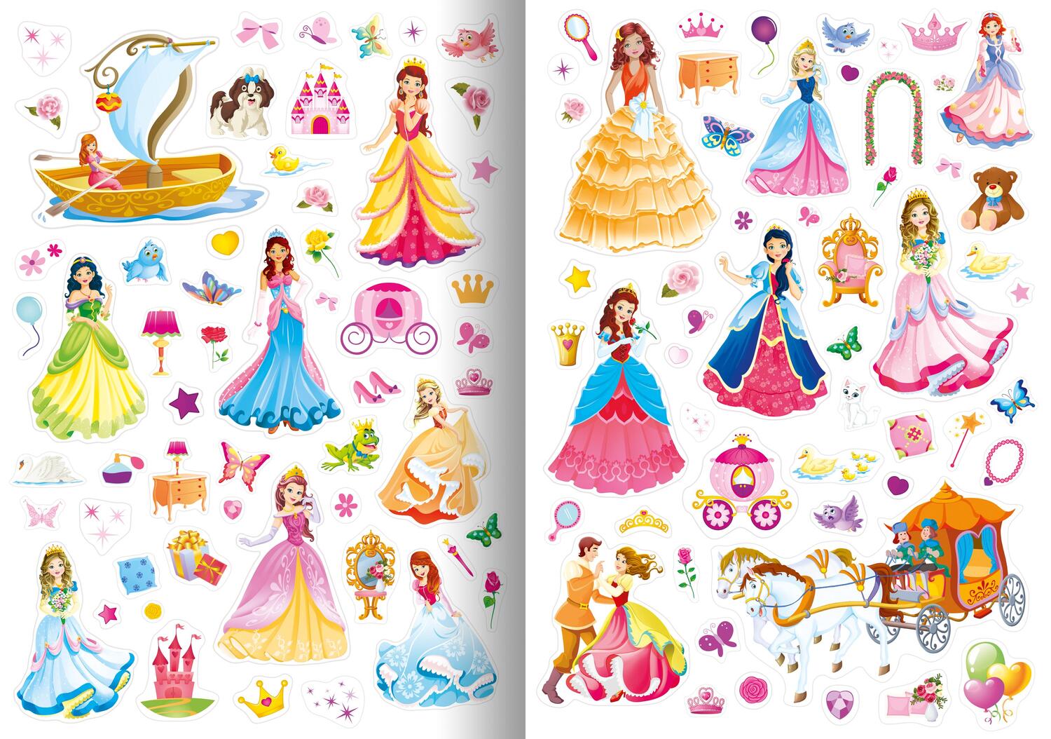 Bild: 9783863188894 | Meine Stickerwelt. Prinzessinnen | Taschenbuch | 24 S. | Deutsch