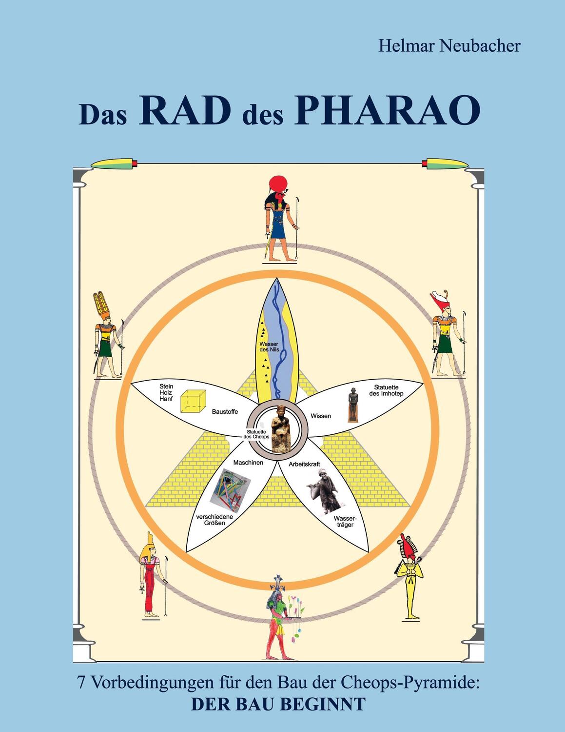 Cover: 9783837023107 | Das Rad des Pharao | 7 Vorbedingungen für den Bau der Cheops-Pyramide