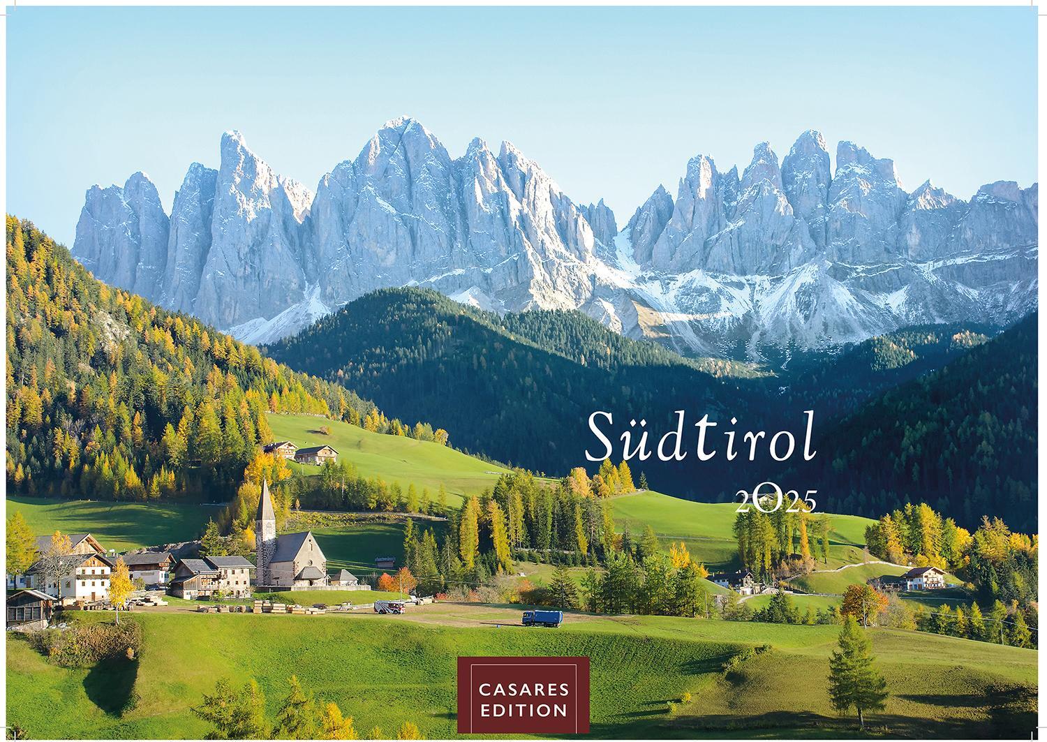 Cover: 9781835240069 | Südtirol 2025 L 35x50cm | Kalender | 14 S. | Deutsch | 2025