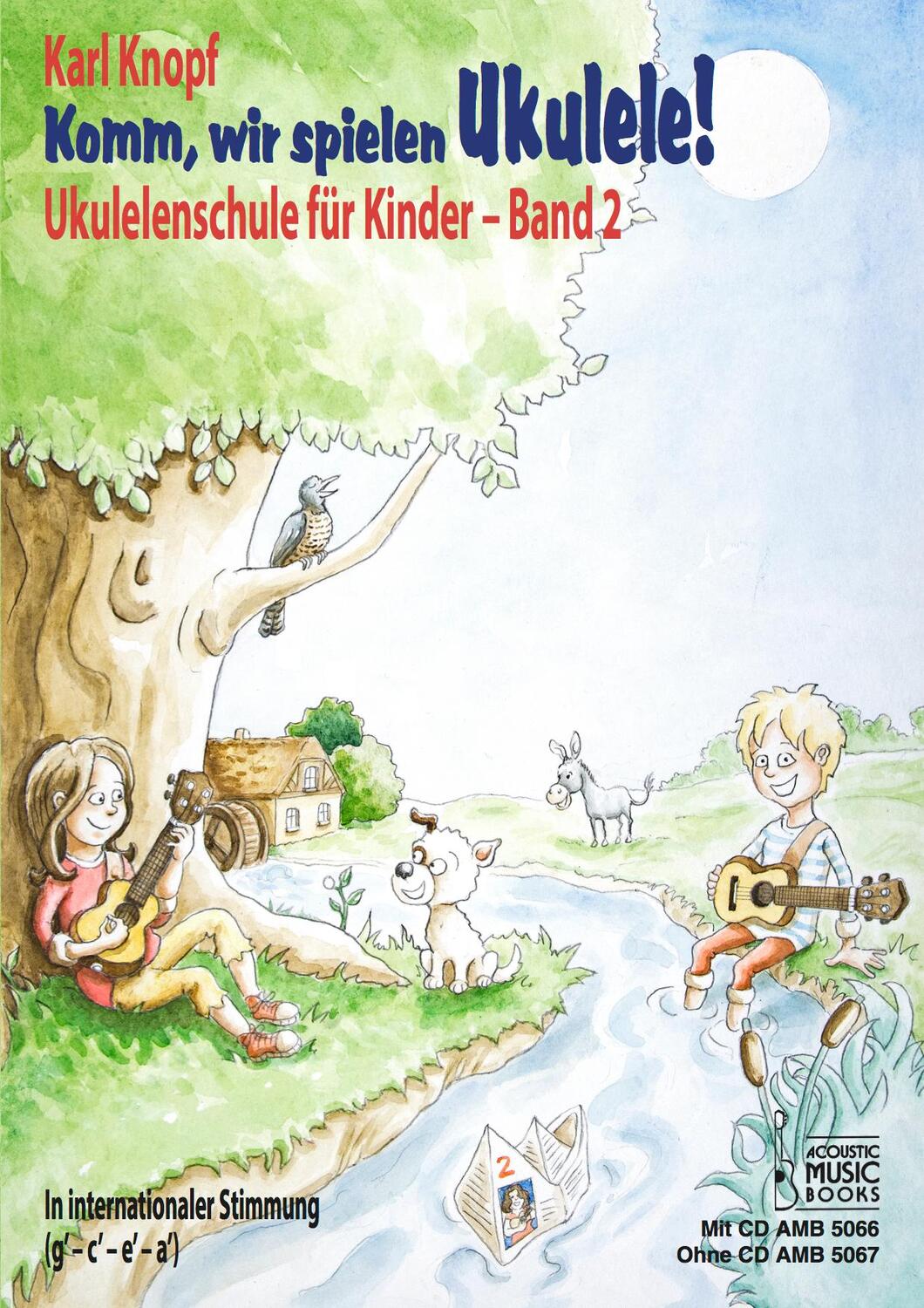 Cover: 9783869475660 | Komm, wir spielen Ukulele! Band 2. Ausgabe mit CD | Karl Knopf | Buch
