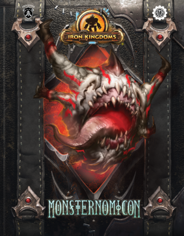 Cover: 9781943693719 | Iron Kingdoms Roleplaying Game – Monsternomicon (5e) (book) | englisch