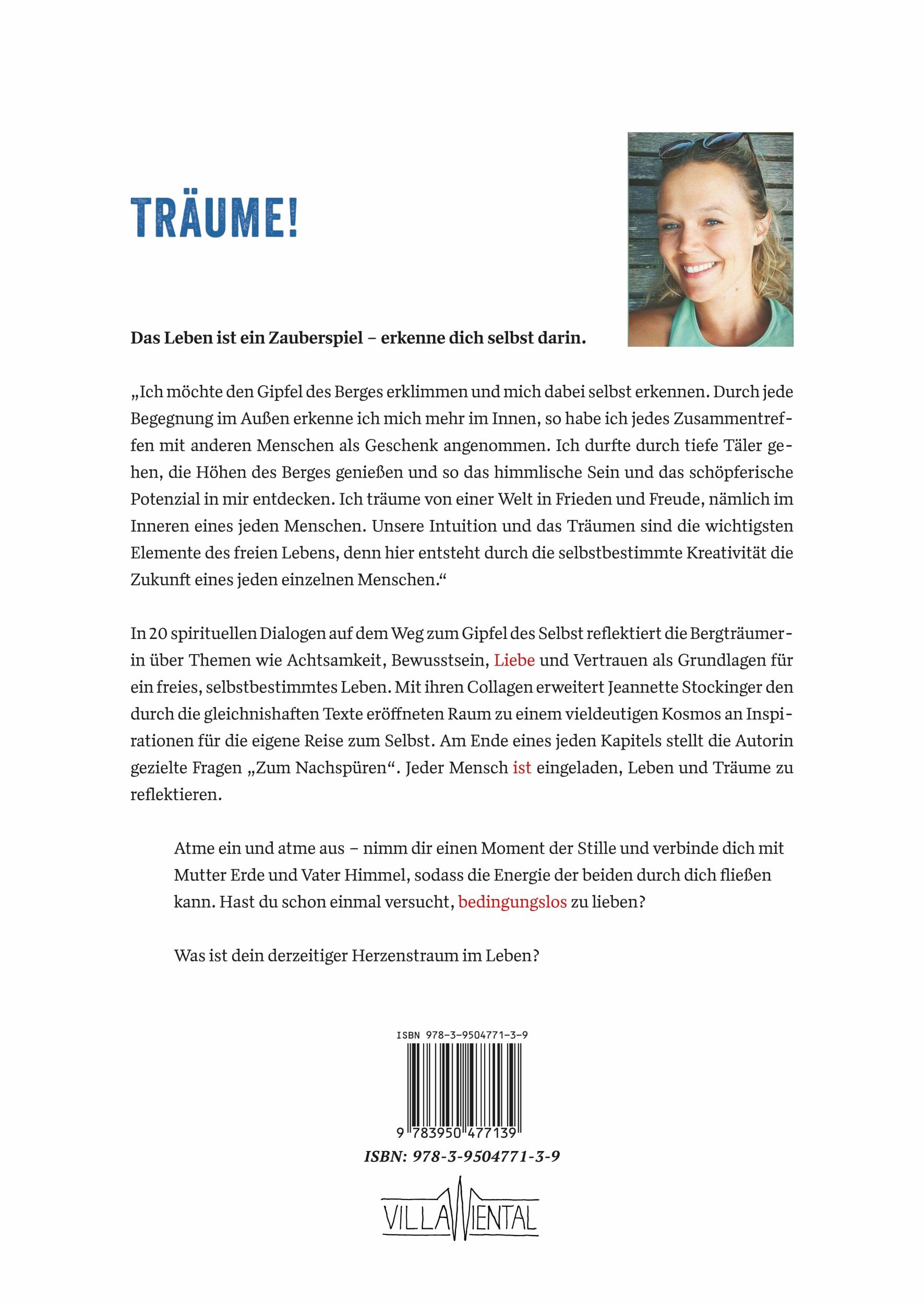 Rückseite: 9783950477139 | Die Bergträumerin - ein Reisebegleiter zum Selbst. | Stockinger | Buch