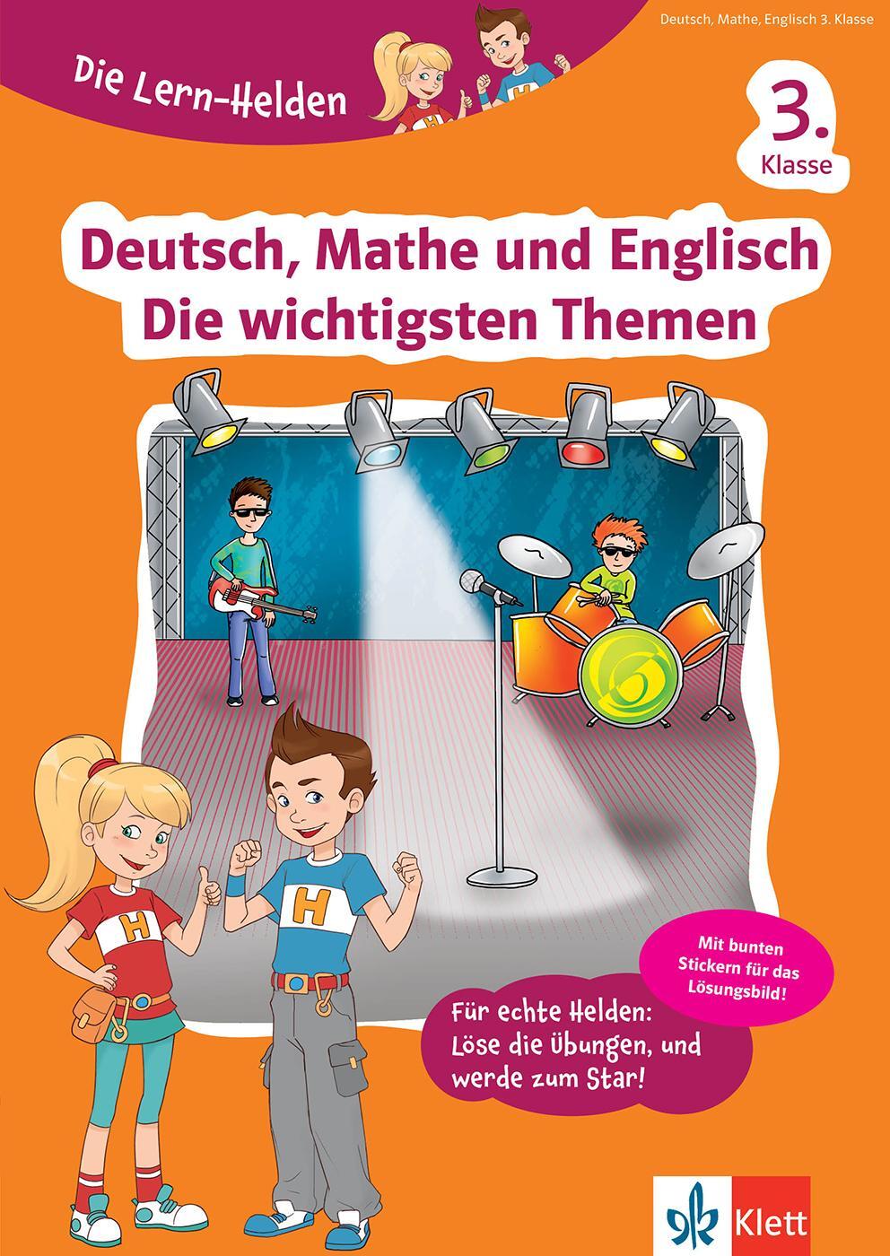 Cover: 9783129495599 | Die Lern-Helden Deutsch, Mathe und Englisch - Die wichtigsten...