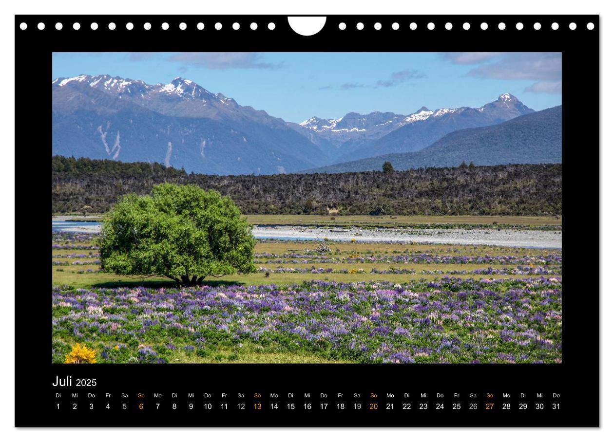 Bild: 9783435678952 | Eine Reise durch Neuseeland (Wandkalender 2025 DIN A4 quer),...