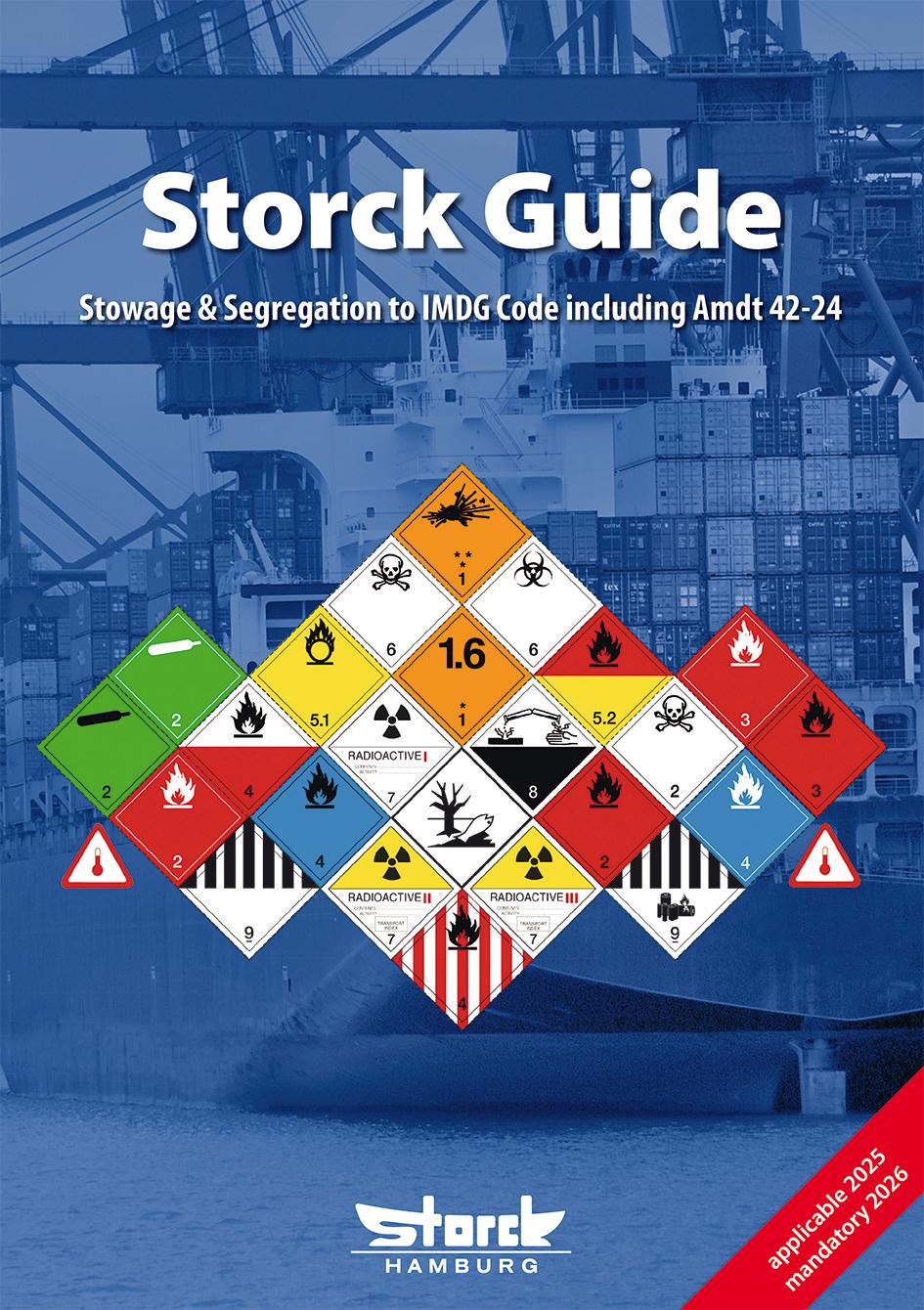 Cover: 9783868975123 | Storck Guide | Stowage &amp; Segregation to IMDG Code (Amdt. 42-24) | GmbH