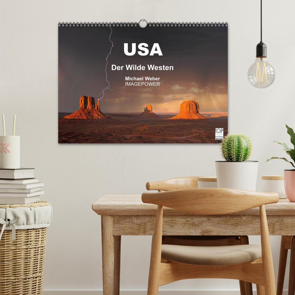 Bild: 9783435800339 | USA - Der Wilde Westen (Wandkalender 2025 DIN A3 quer), CALVENDO...