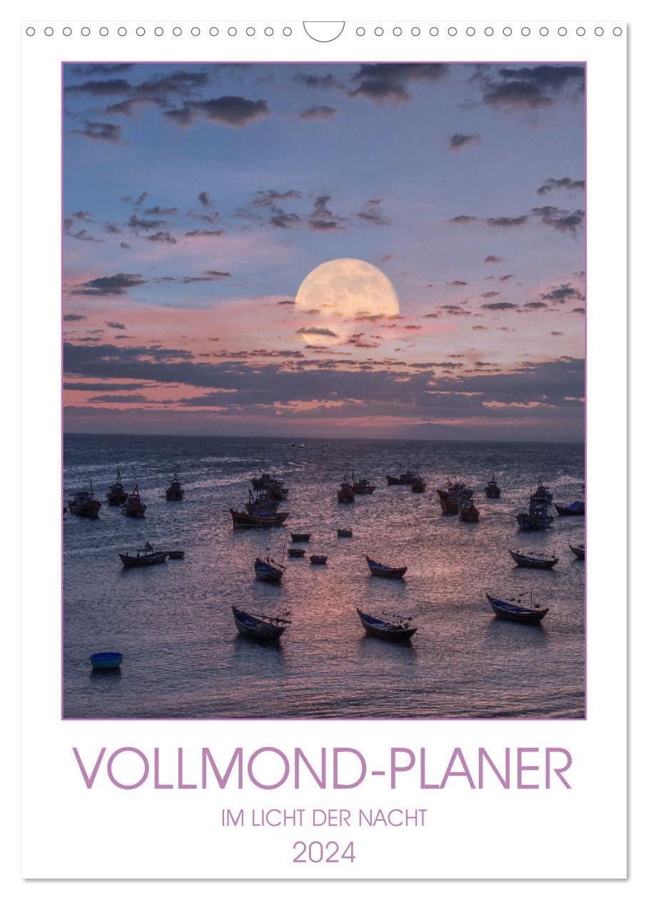 Cover: 9783675796294 | VOLLMOND-Planer - Im Licht der Nacht (Wandkalender 2024 DIN A3...