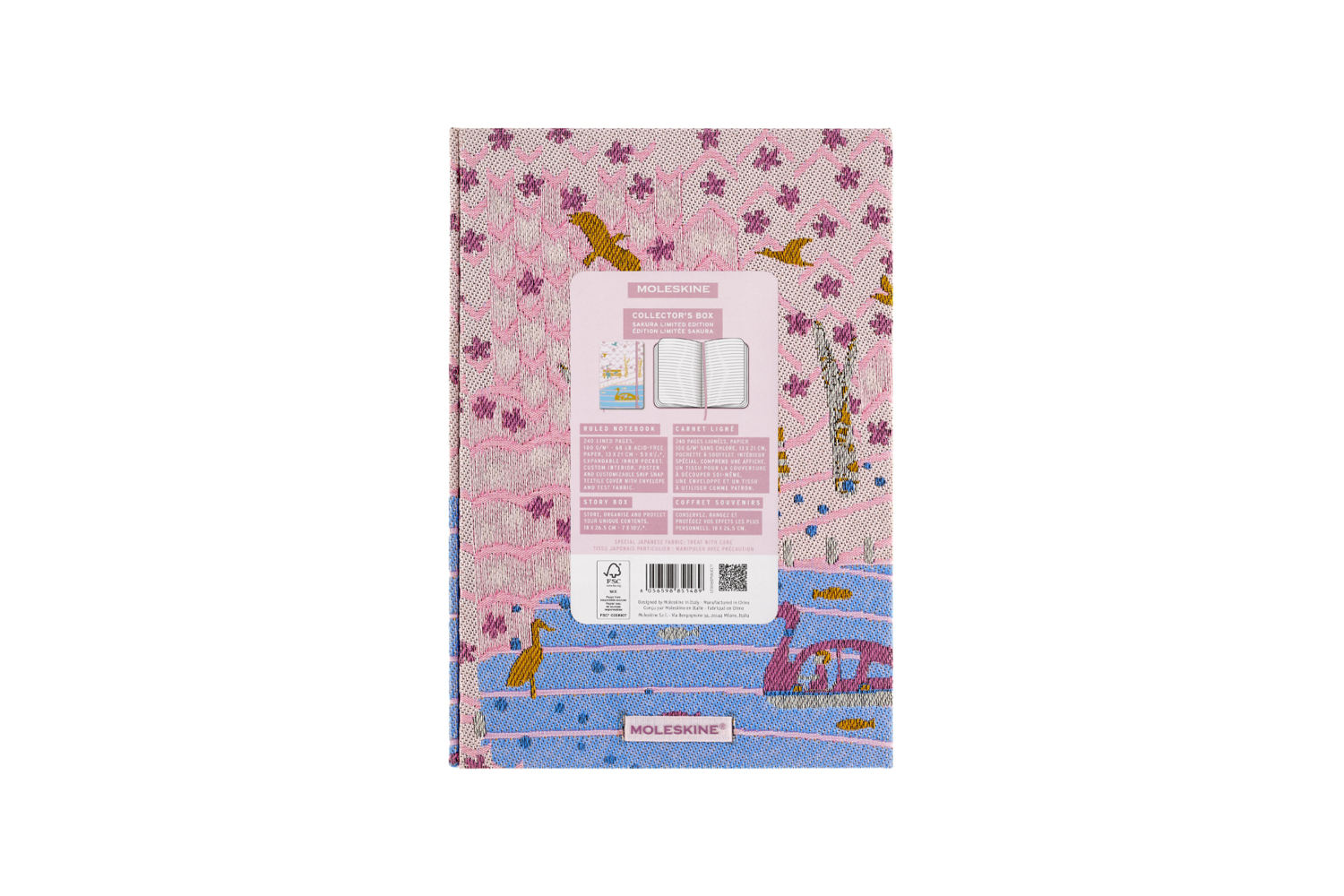 Bild: 8056598851489 | Moleskine Notizbuch Sammlerbox - Sakura, Large/A5, Liniert,...