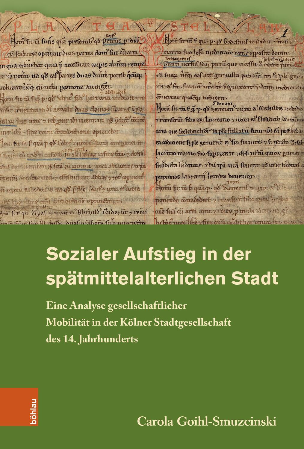 Cover: 9783412529710 | Sozialer Aufstieg in der spätmittelalterlichen Stadt | Buch | 324 S.