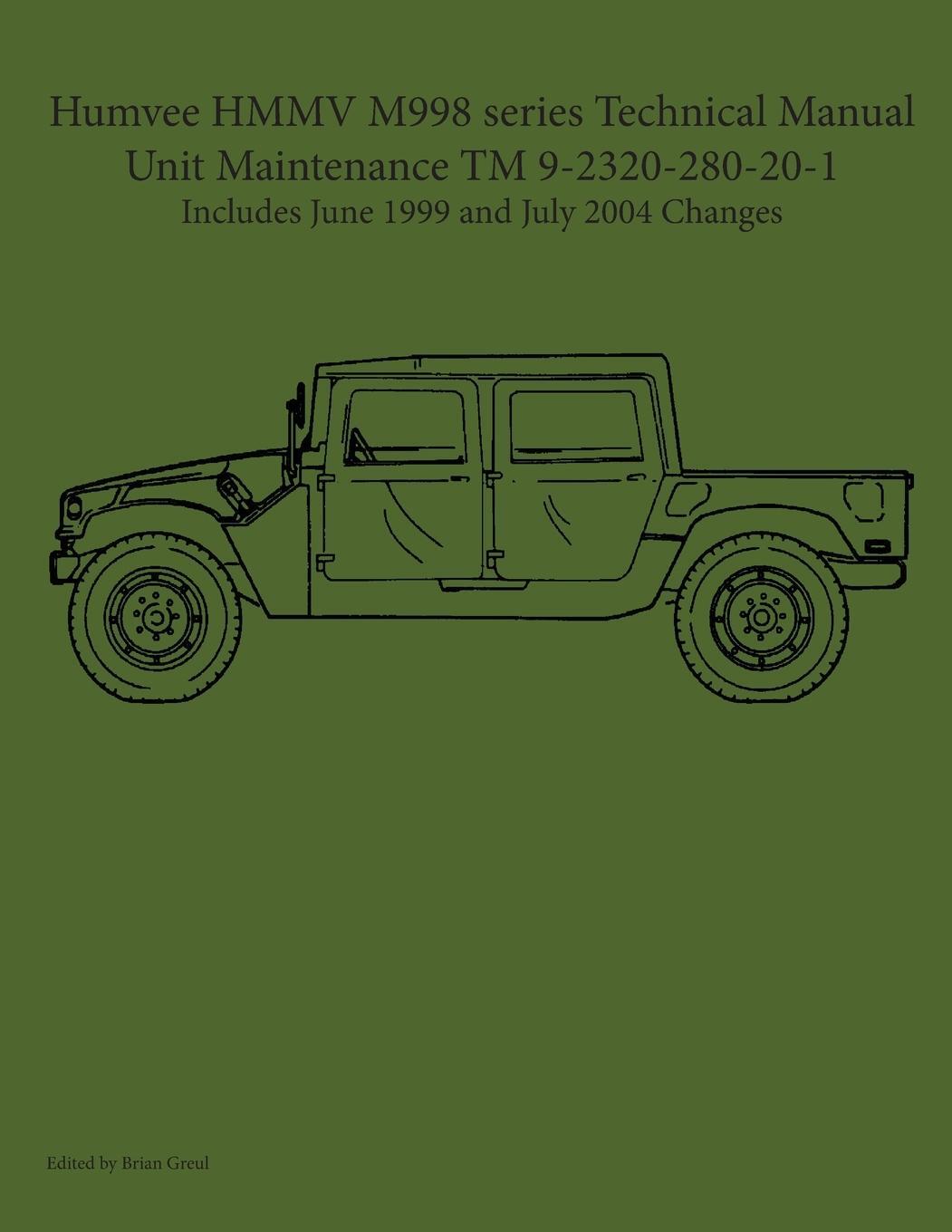 Cover: 9781954285064 | Humvee HMMV M998 series Technical Manual Unit Maintenance TM...