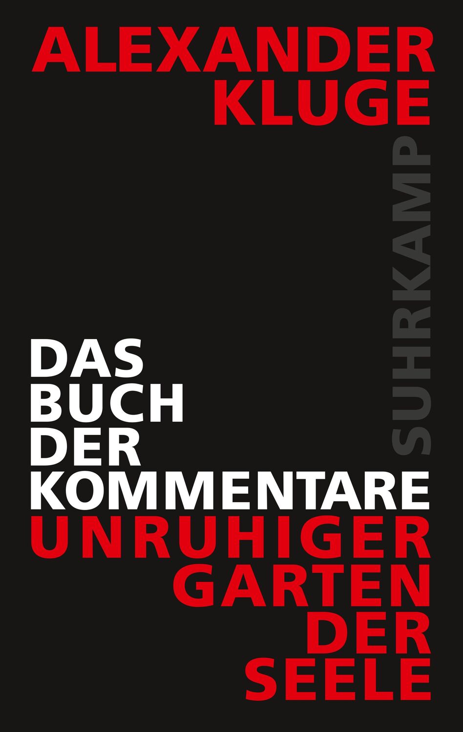 Cover: 9783518430248 | Das Buch der Kommentare | Unruhiger Garten der Seele | Alexander Kluge