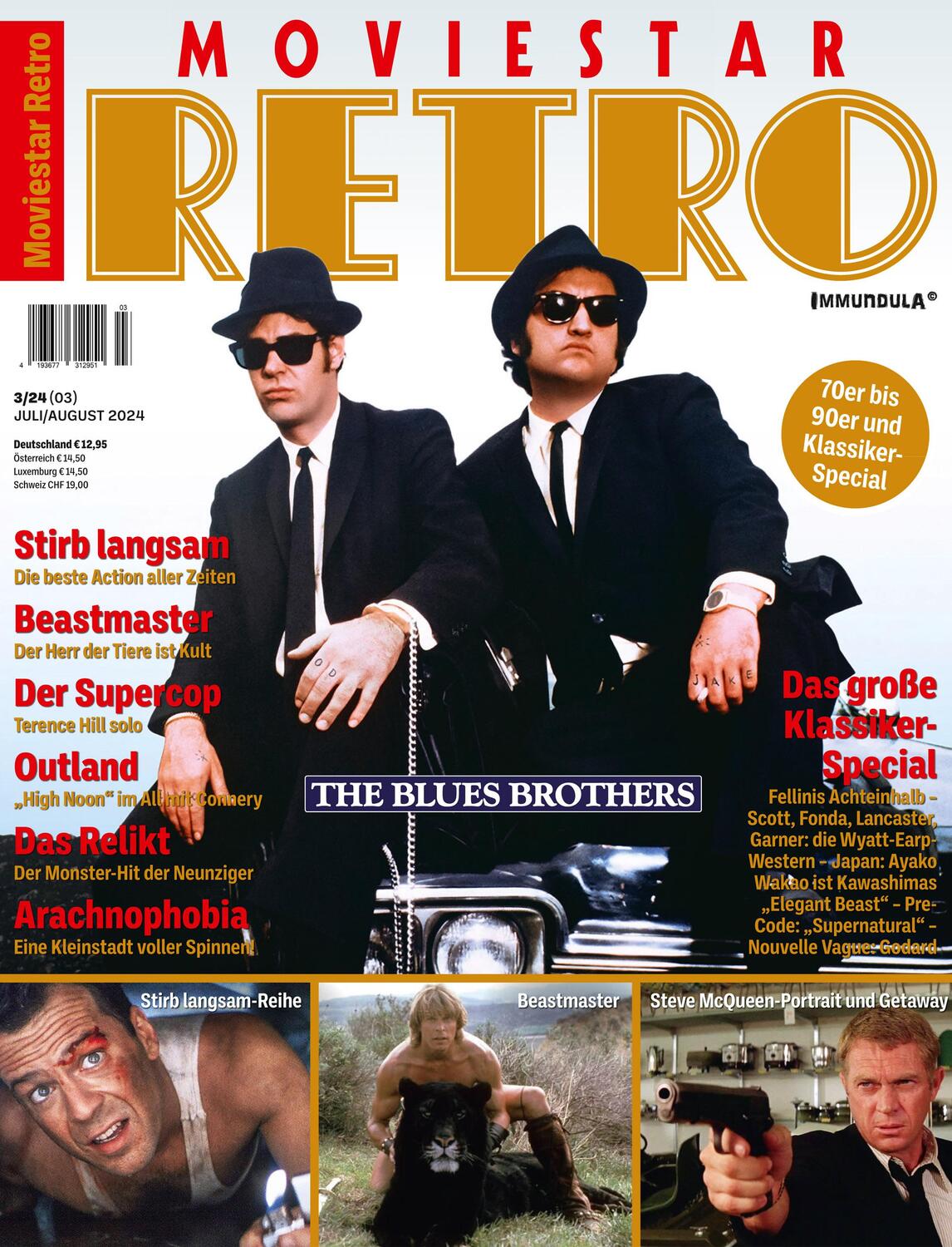 Cover: 9783959365383 | MOVIESTAR RETRO. Ausgabe Juli/August 2024 (003) | Osteried (u. a.)