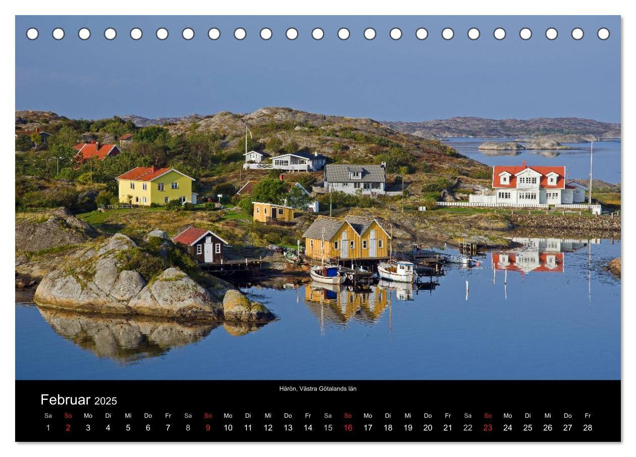 Bild: 9783435563845 | Südschweden (Tischkalender 2025 DIN A5 quer), CALVENDO Monatskalender