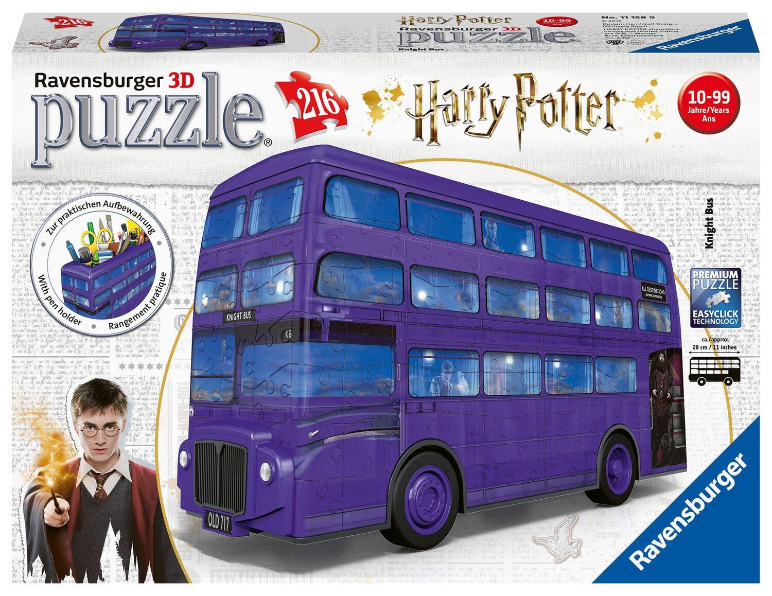Cover: 4005556111589 | Ravensburger 3D Puzzle Knight Bus Harry Potter 11158 - Der Fahrende...