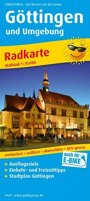 Cover: 9783747301395 | PublicPress Radkarte Göttingen und Umgebung | (Land-)Karte | 2018