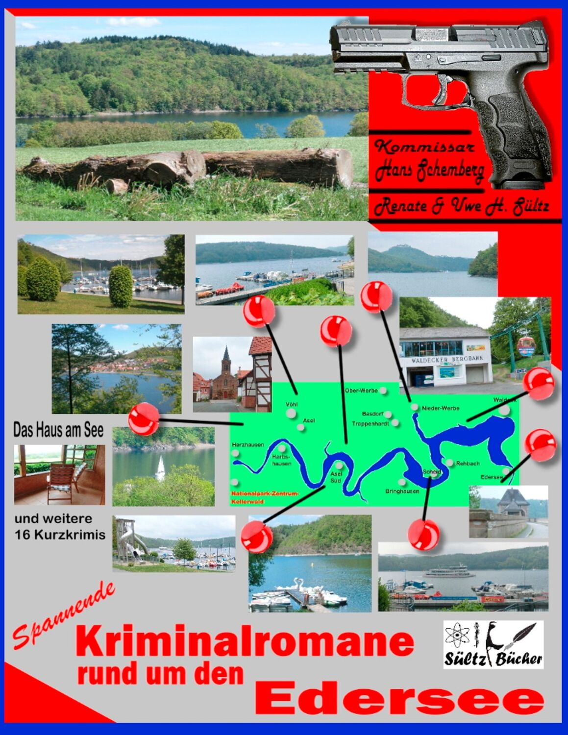 Cover: 9783749495870 | Spannende Kriminalromane rund um den Edersee | Uwe H. Sültz (u. a.)