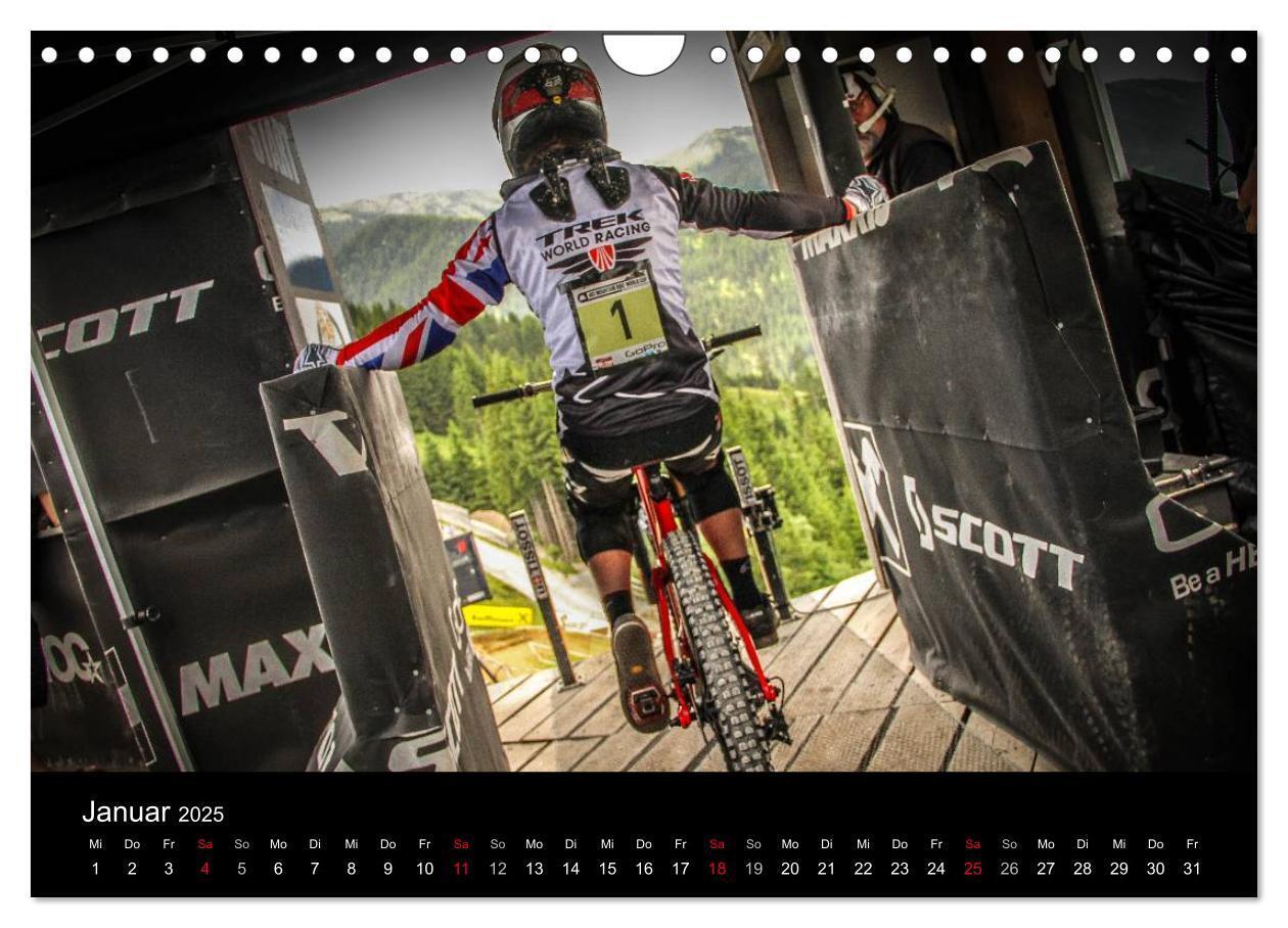 Bild: 9783435725137 | Downhill Racing 2025 (Wandkalender 2025 DIN A4 quer), CALVENDO...