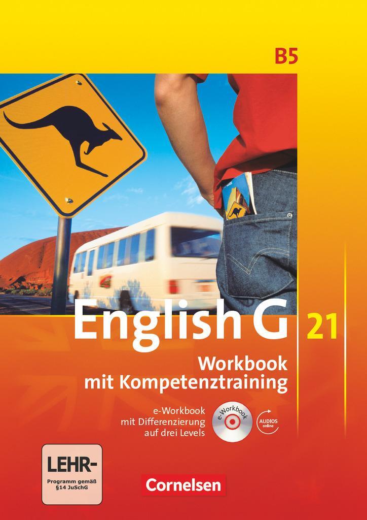 Cover: 9783060312795 | English G 21. Ausgabe B 5. Workbook mit CD-ROM (e-Workbook) und...