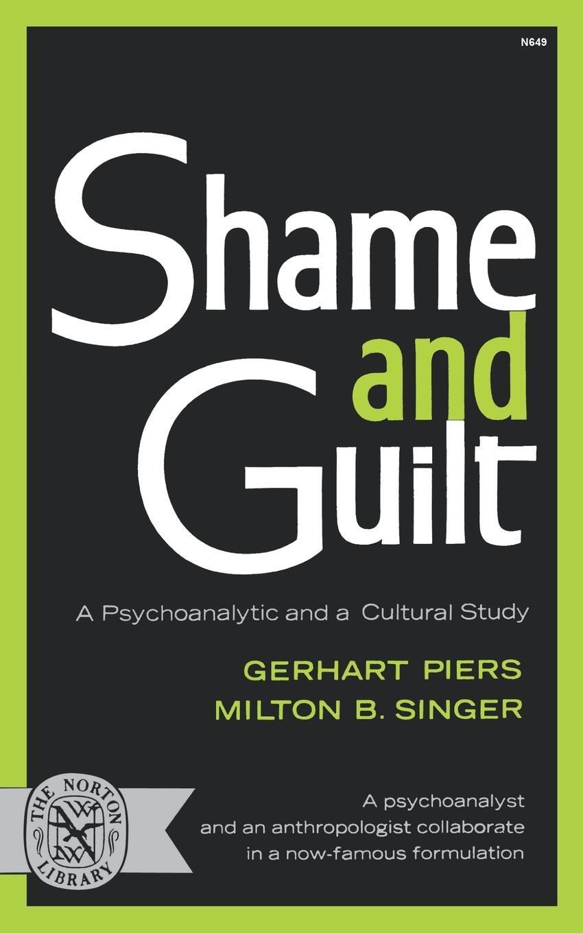 Cover: 9780393006490 | Shame and Guilt | A Psychoanalytic and a Cultural Study | Taschenbuch