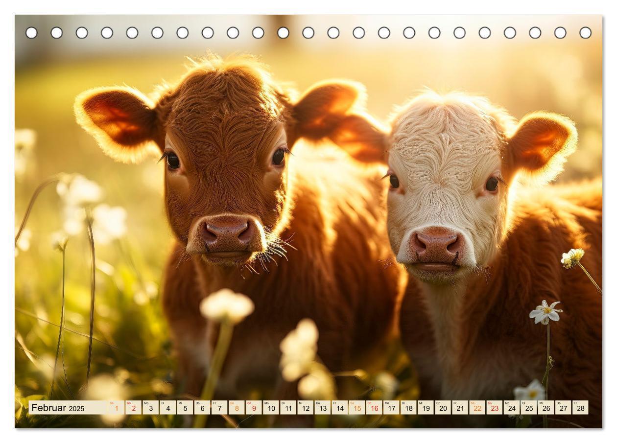 Bild: 9783383838132 | Viele Tiere auf dem Bauernhof (Tischkalender 2025 DIN A5 quer),...