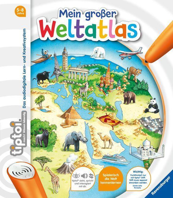 Cover: 9783473329113 | tiptoi® Mein großer Weltatlas | Inka Friese | Taschenbuch | Deutsch