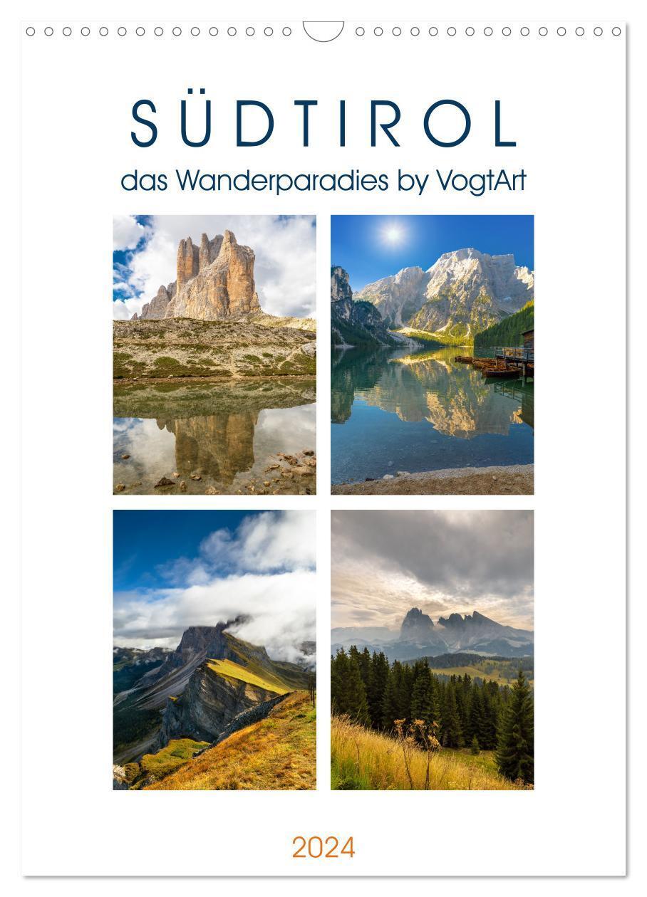 Cover: 9783675976795 | Südtirol, das Wanderparadies (Wandkalender 2024 DIN A3 hoch),...