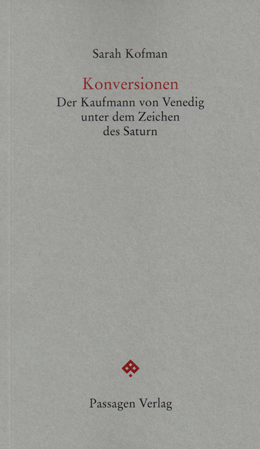 Cover: 9783709200520 | Konversionen | Sarah Kofman | Taschenbuch | 80 S. | Deutsch | 2012