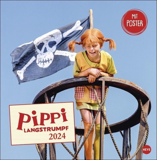 Cover: 9783756401970 | Pippi Langstrumpf Broschurkalender 2024. Szenen aus der beliebten...