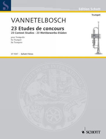 Cover: 9790543503717 | 23 Etudes de concours | 23 Contest Studies | Vannetelbosch | Buch