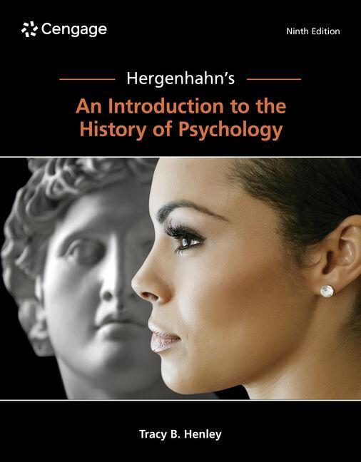 Cover: 9780357797716 | Hergenhahn's an Introduction to the History of Psychology | Henley
