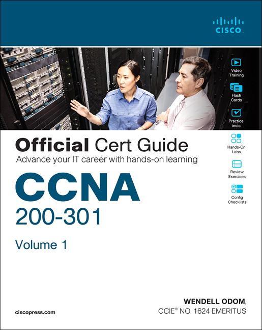 Cover: 9780135792735 | CCNA 200-301 Official Cert Guide, Volume 1 | Wendell Odom | Buch