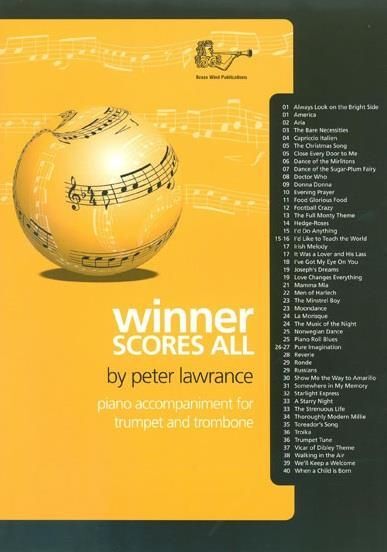 Cover: 9790570276141 | Winner Scores All - Piano Acc for Trumpet/Trombone | Winner Scores All