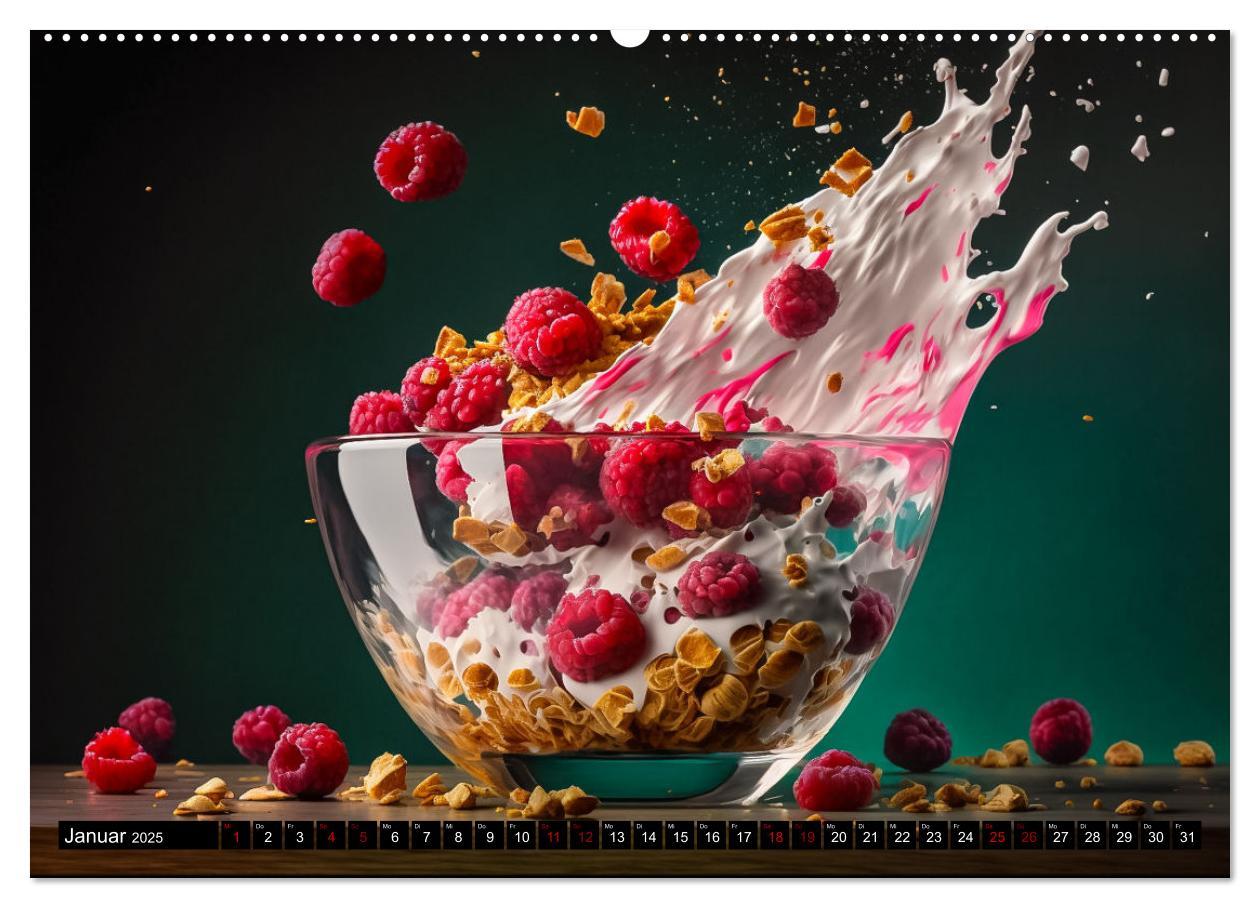 Bild: 9783383905049 | Müsli Frühstück (Wandkalender 2025 DIN A2 quer), CALVENDO...