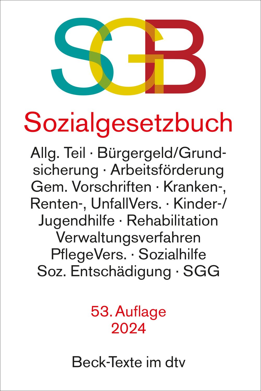 Cover: 9783423532365 | Sozialgesetzbuch mit Sozialgerichtsgesetz | Taschenbuch | 2572 S.