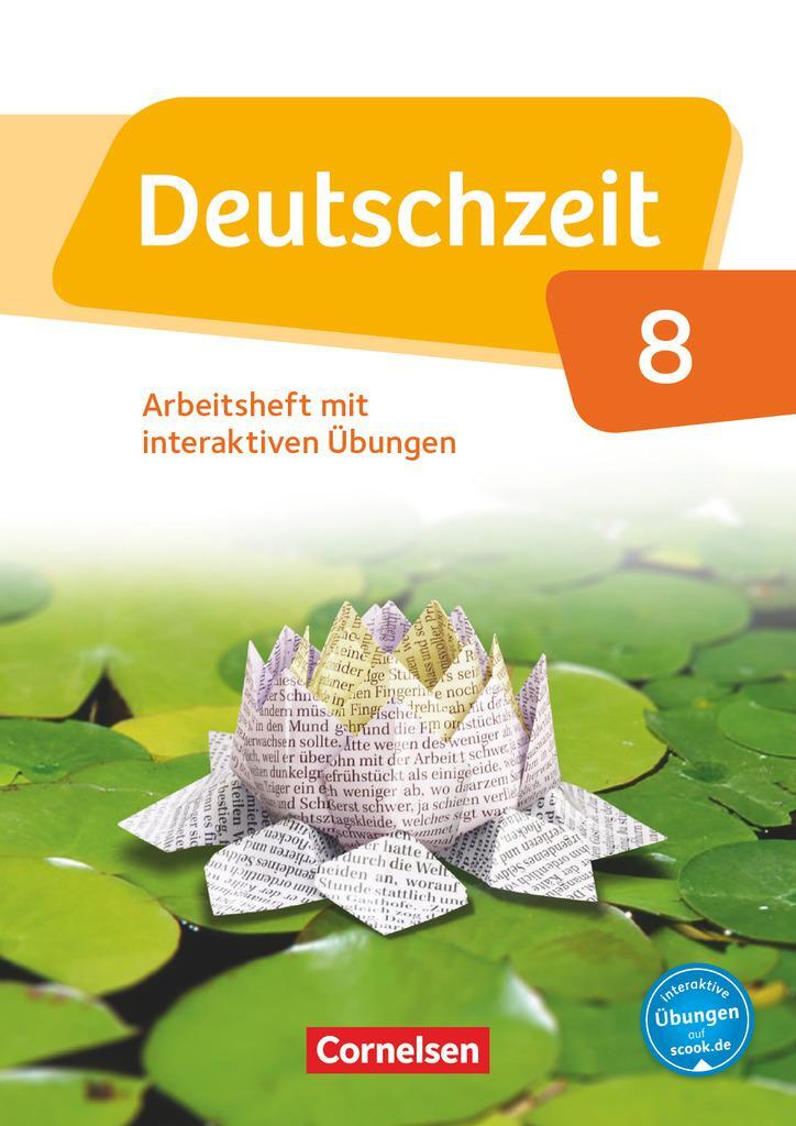 Cover: 9783060632701 | Deutschzeit 8. Schuljahr - Allgemeine Ausgabe - Arbeitsheft mit...