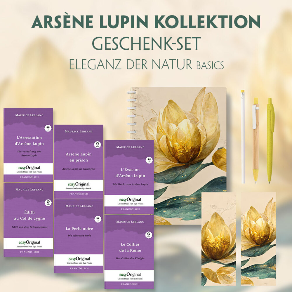 Cover: 9783991129486 | Arsène Lupin Geschenkset - 6 Bücher (mit Audio-Online) + Eleganz...