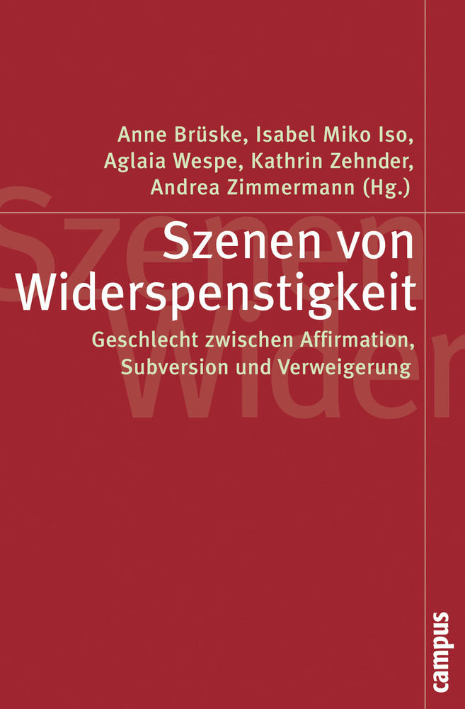 Cover: 9783593394510 | Szenen von Widerspenstigkeit | Isabel Miko Iso (u. a.) | Taschenbuch