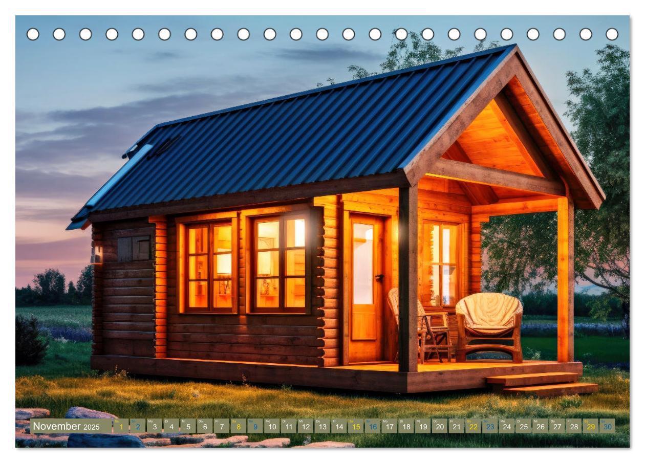 Bild: 9783383827457 | Tiny Houses - wohnen auf kleinstem Raum (Tischkalender 2025 DIN A5...