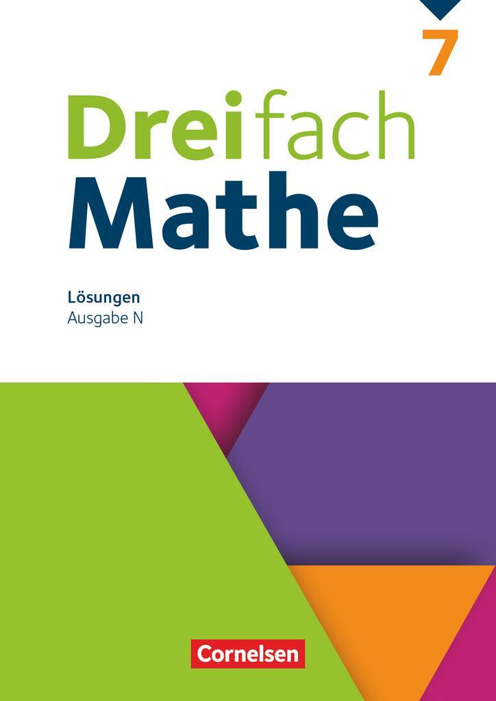 Cover: 9783060436989 | Dreifach Mathe 7. Schuljahr. Niedersachsen - Lösungen zum Schülerbuch
