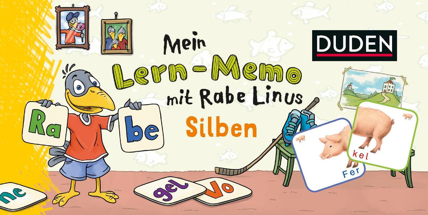 Cover: 9783411727902 | Mein Lern-Memo mit Rabe Linus - Silben | Dorothee Raab | Spiel | 2019