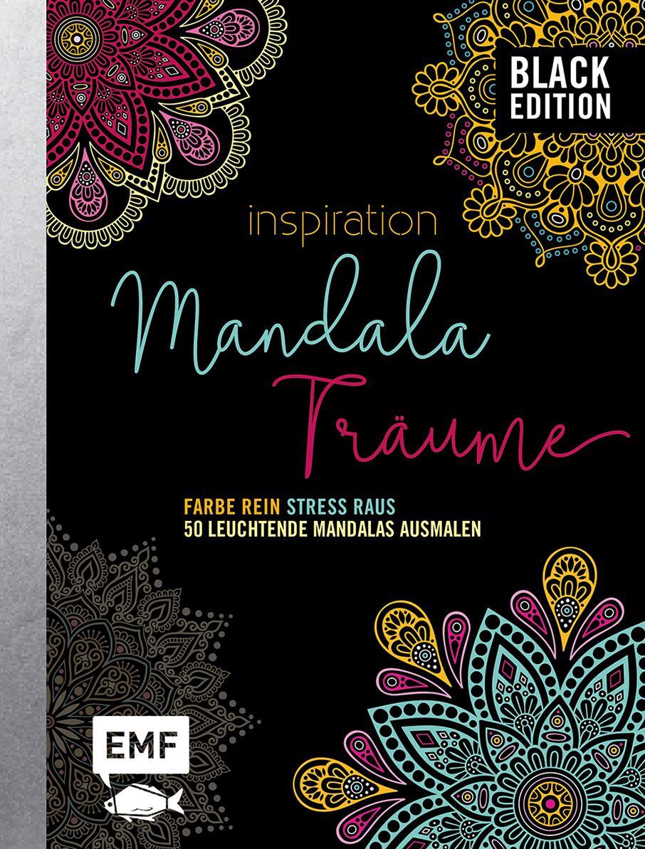 Cover: 9783960937548 | Black Edition: Inspiration Mandala Träume | Taschenbuch | 64 S. | 2020