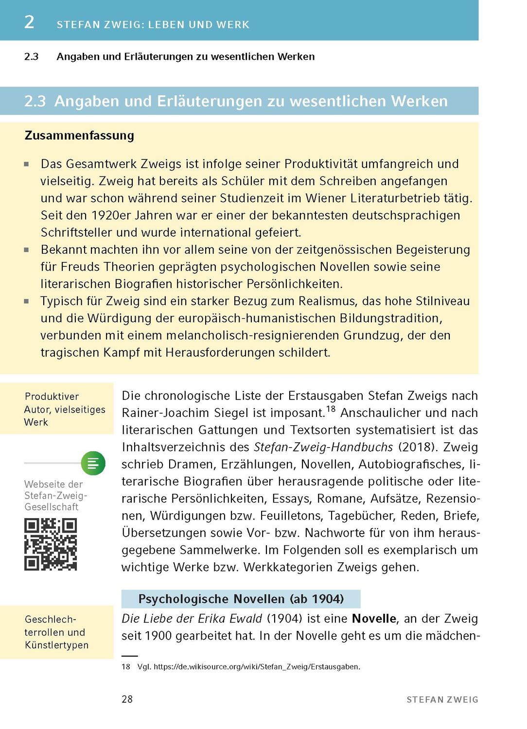 Bild: 9783804420977 | Schachnovelle - Textanalyse und Interpretation | Stefan Zweig | Buch