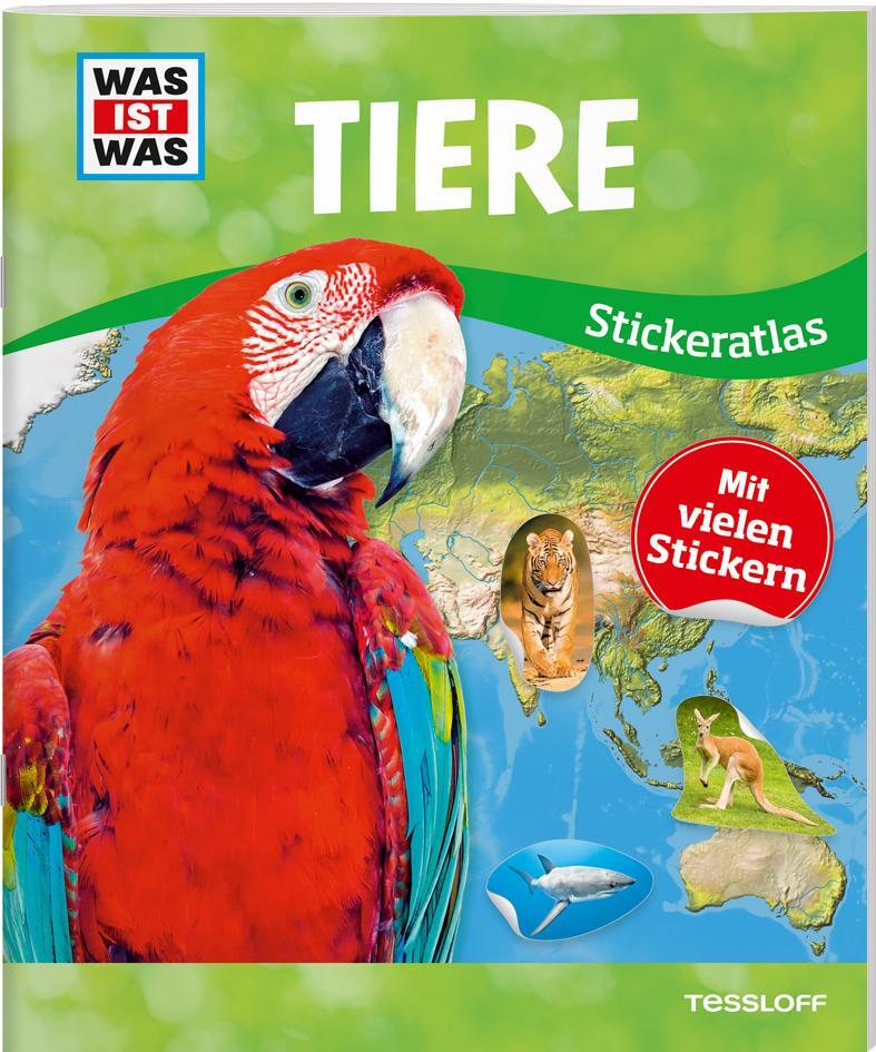 Cover: 9783788621582 | WAS IST WAS Sticker-Atlas Tiere | Taschenbuch | 32 S. | Deutsch | 2017