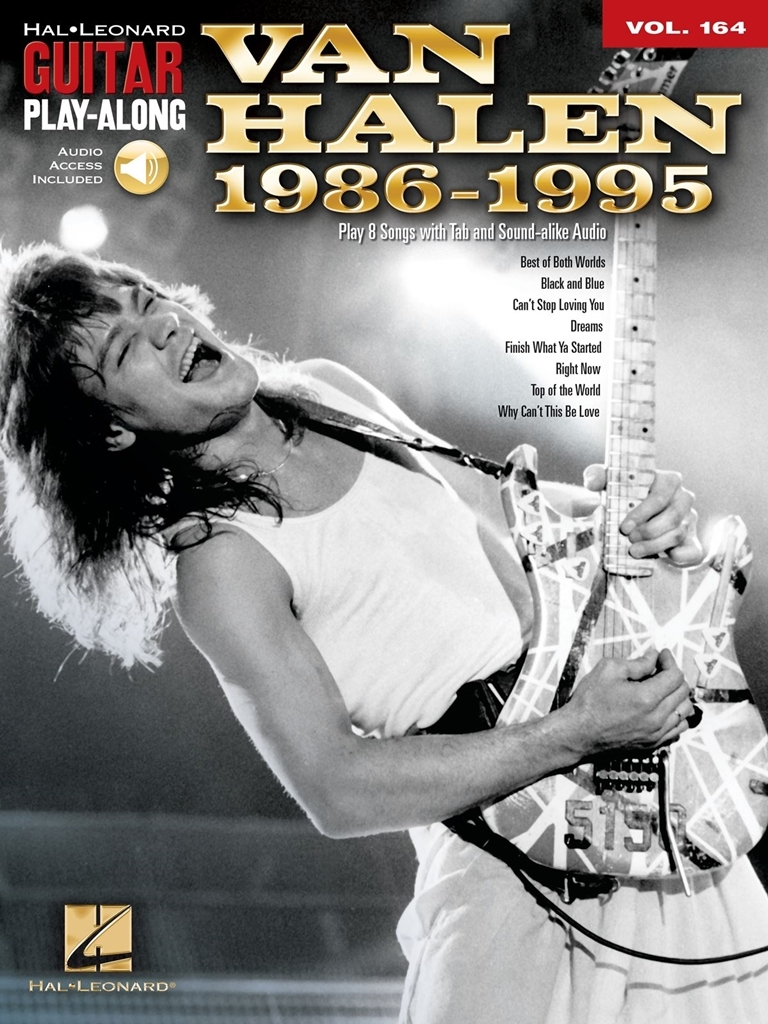 Cover: 884088861315 | Van Halen 1986-1995 | Guitar Play-Along Volume 164 | Guitar Play-Along
