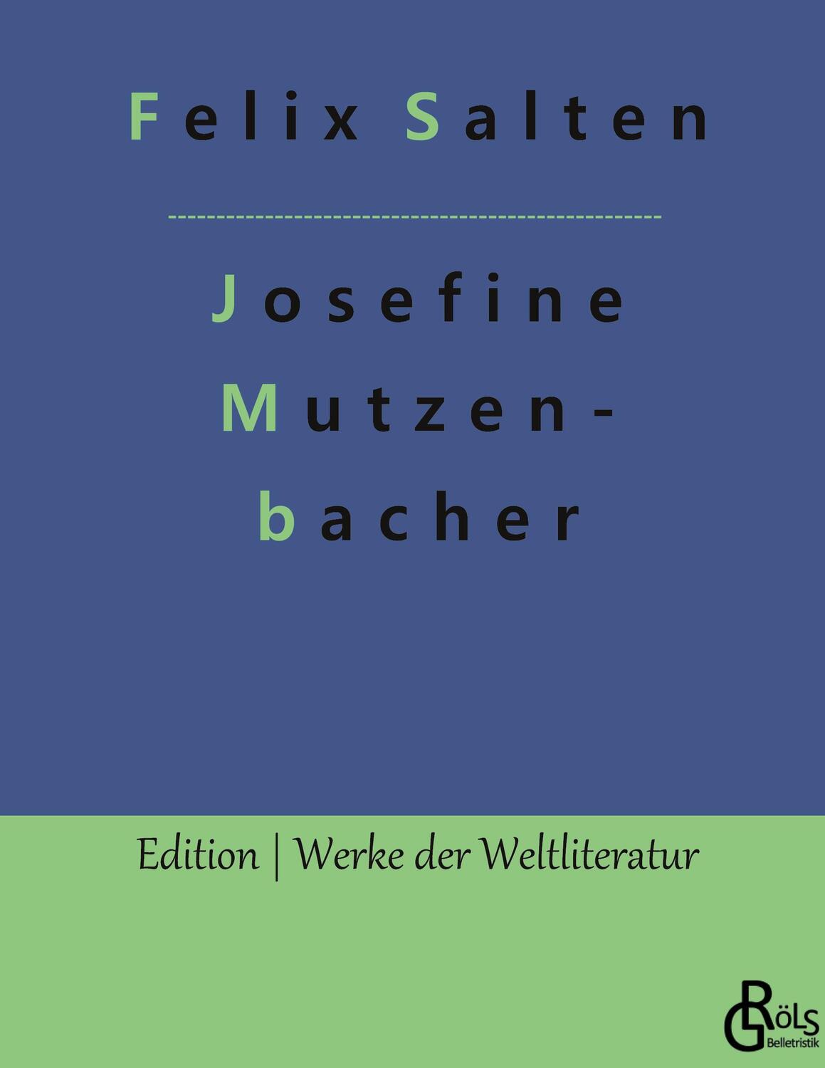 Cover: 9783988282446 | Josefine Mutzenbacher | Felix Salten | Buch | 176 S. | Deutsch | 2022
