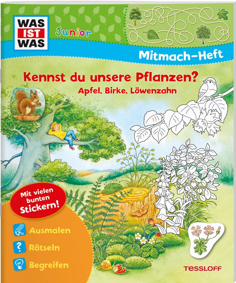 Cover: 9783788675851 | WAS IST WAS Junior Mitmach-Heft. Kennst du unsere Pflanzen? | Döring