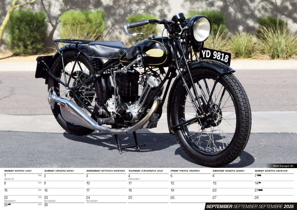 Bild: 9798893610710 | Classic British Motorbikes 2025 | Englische Motorräder | Kalender