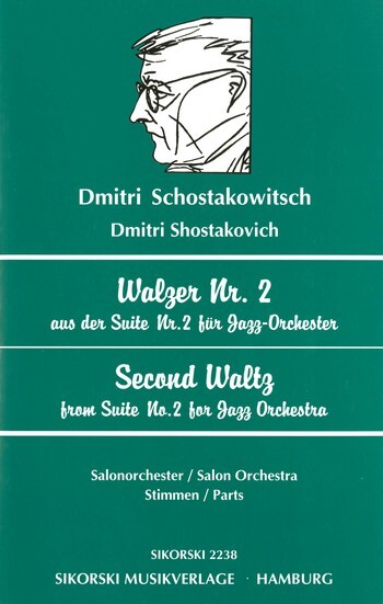 Cover: 9790003030043 | Walzer Nr.2 für Salonorchester Direktion und Stimmen | Shostakovich
