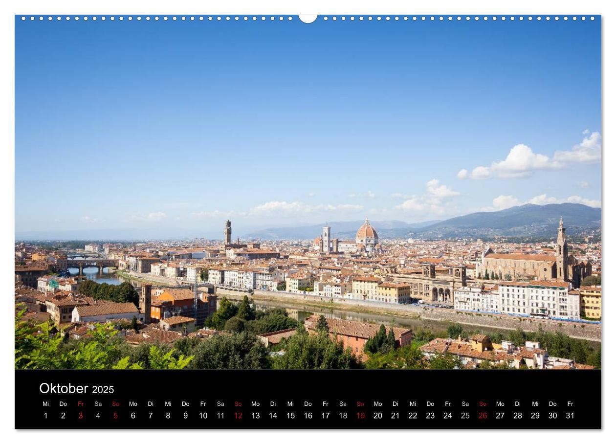 Bild: 9783435720941 | Florenz (hochwertiger Premium Wandkalender 2025 DIN A2 quer),...