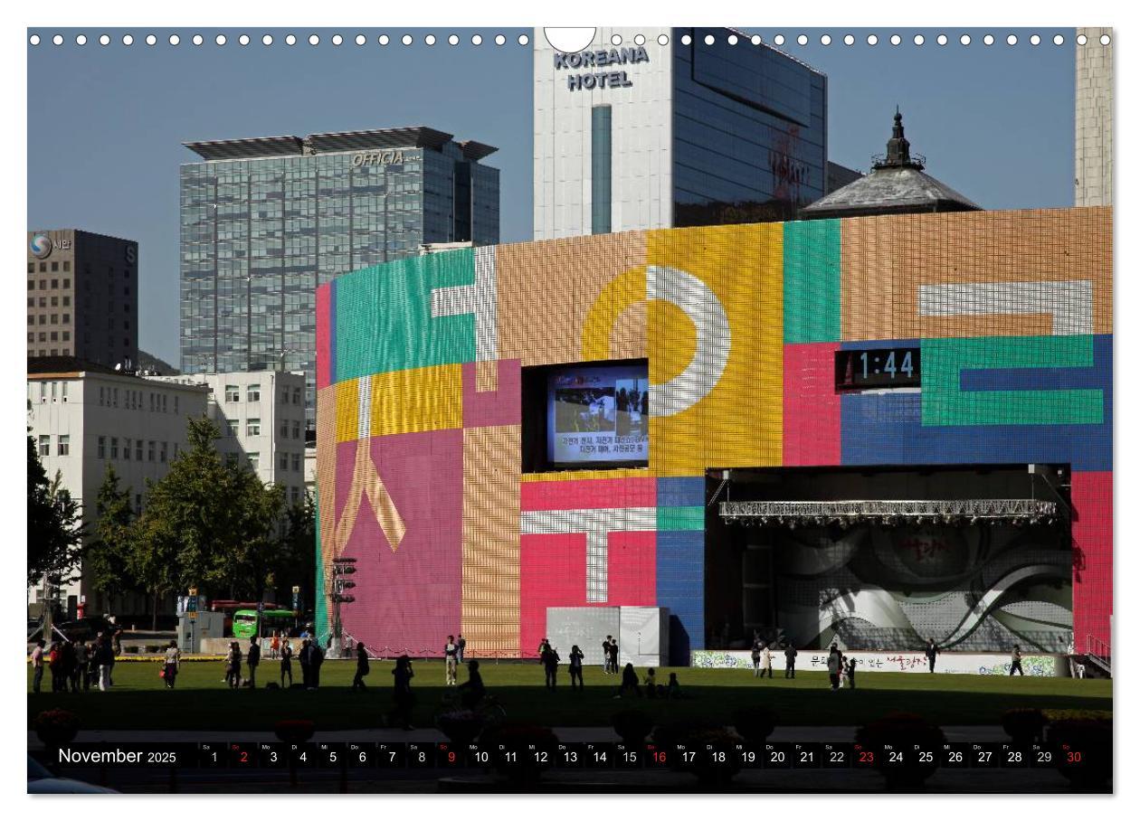 Bild: 9783435741441 | Seoul (Wandkalender 2025 DIN A3 quer), CALVENDO Monatskalender | 2025